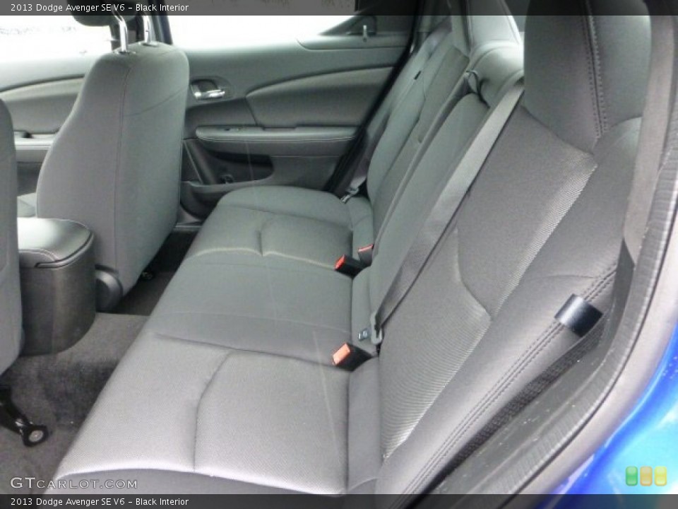 Black Interior Rear Seat for the 2013 Dodge Avenger SE V6 #71571875