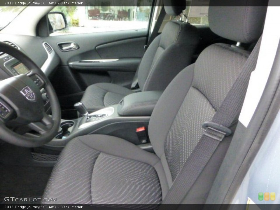 Black Interior Front Seat for the 2013 Dodge Journey SXT AWD #71572046
