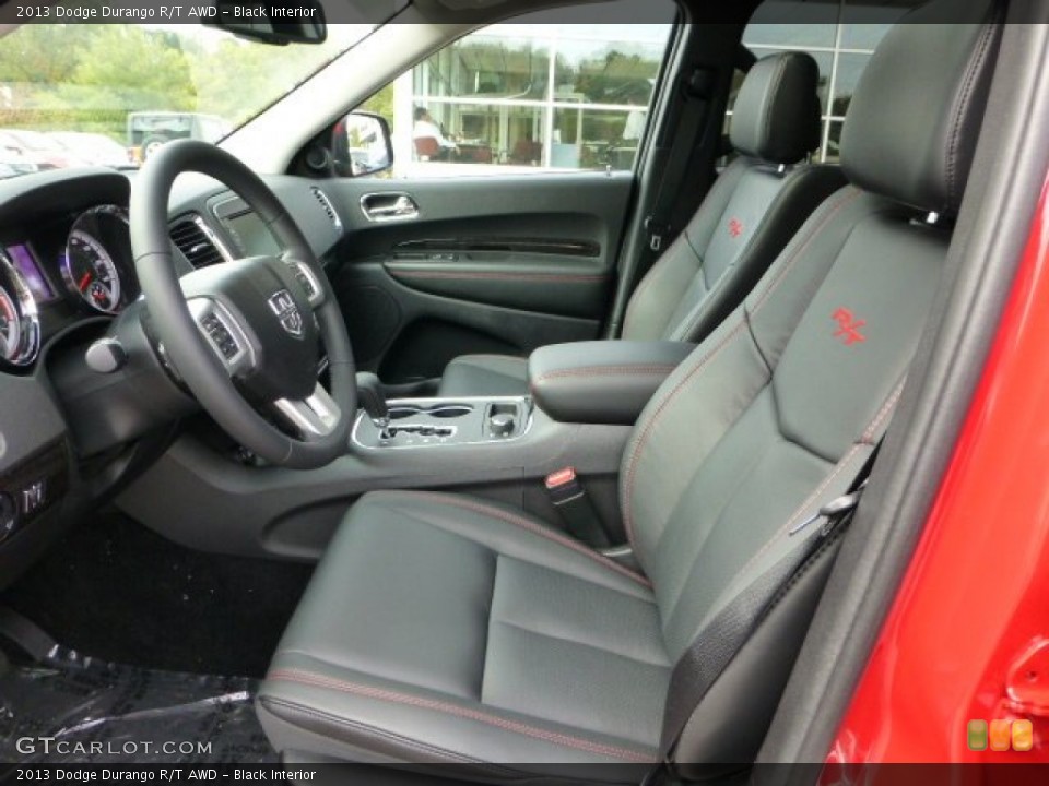 Black Interior Front Seat for the 2013 Dodge Durango R/T AWD #71572532