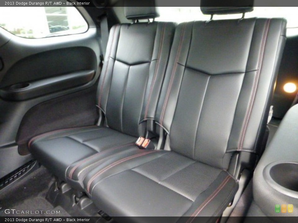 Black Interior Rear Seat for the 2013 Dodge Durango R/T AWD #71572550