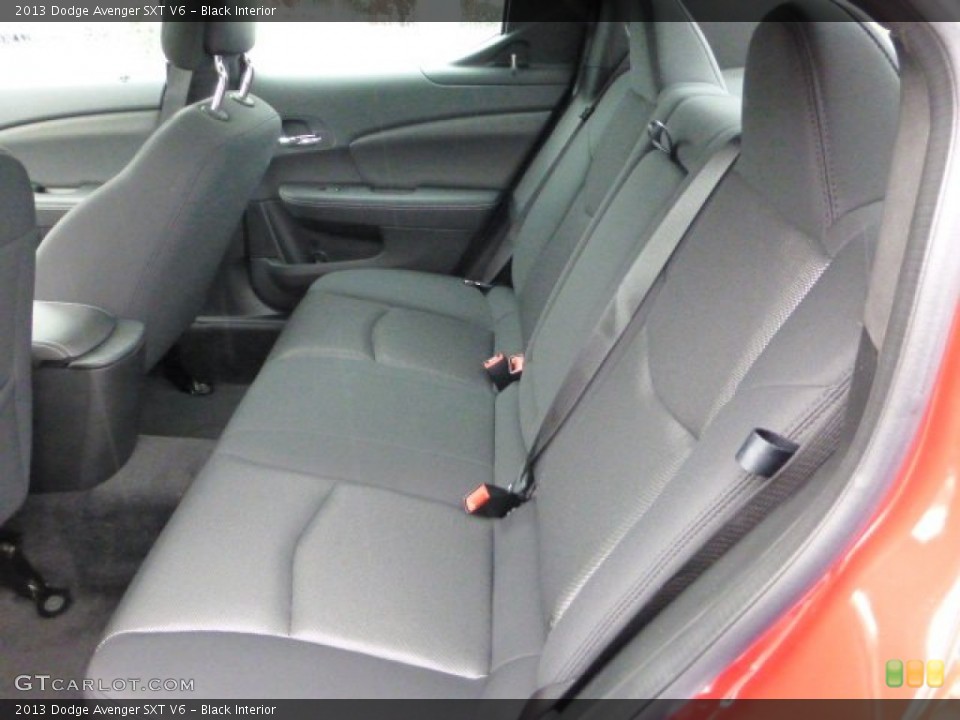 Black Interior Rear Seat for the 2013 Dodge Avenger SXT V6 #71572703