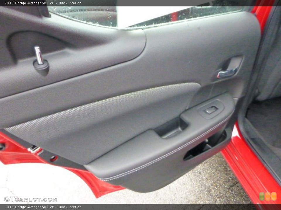 Black Interior Door Panel for the 2013 Dodge Avenger SXT V6 #71572721