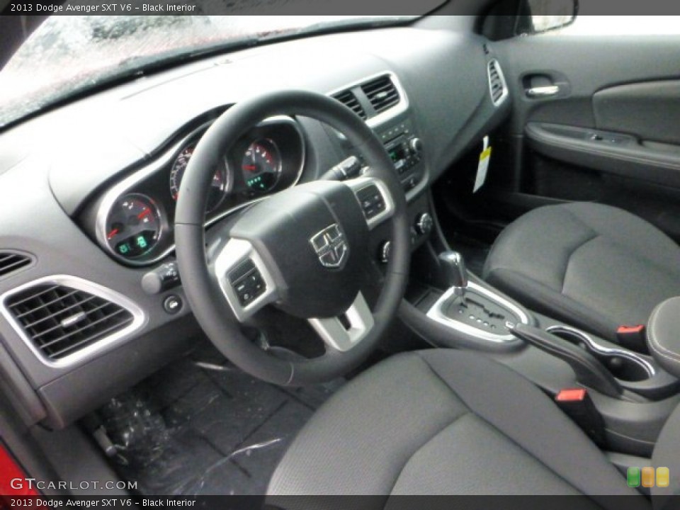 Black Interior Prime Interior for the 2013 Dodge Avenger SXT V6 #71572736