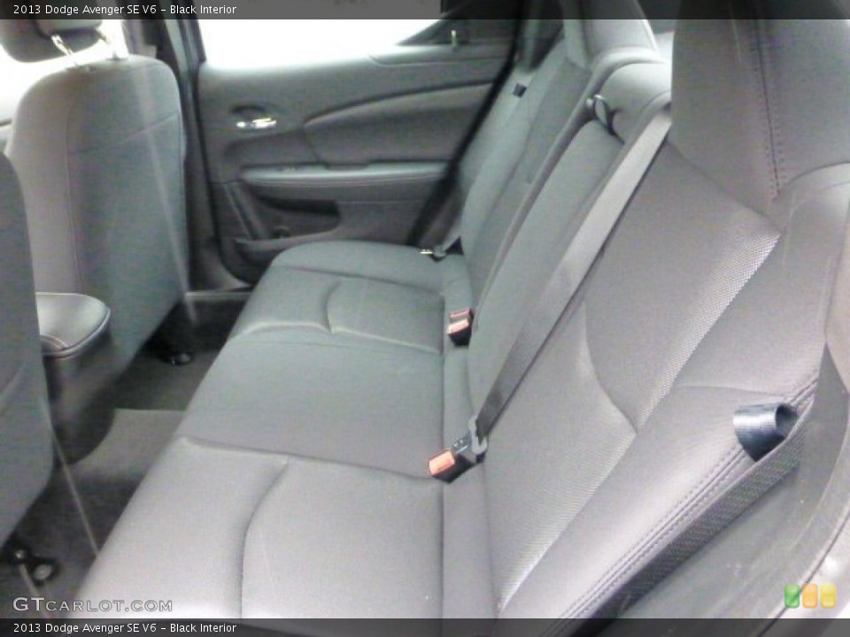 Black Interior Rear Seat for the 2013 Dodge Avenger SE V6 #71572862