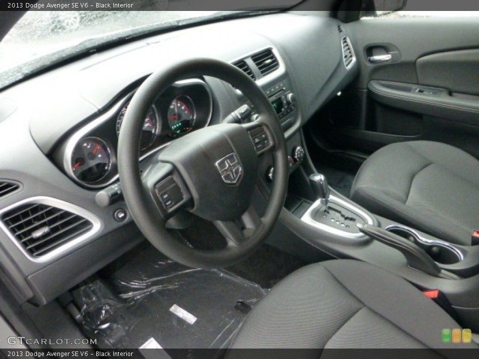 Black Interior Prime Interior for the 2013 Dodge Avenger SE V6 #71572893
