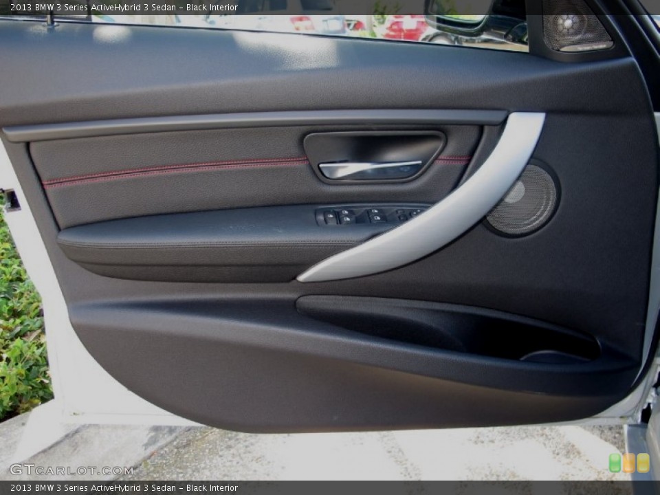 Black Interior Door Panel for the 2013 BMW 3 Series ActiveHybrid 3 Sedan #71573336