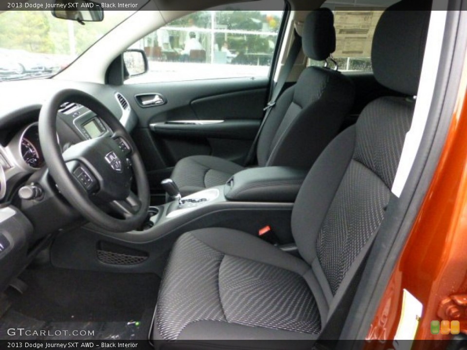 Black Interior Front Seat for the 2013 Dodge Journey SXT AWD #71573351