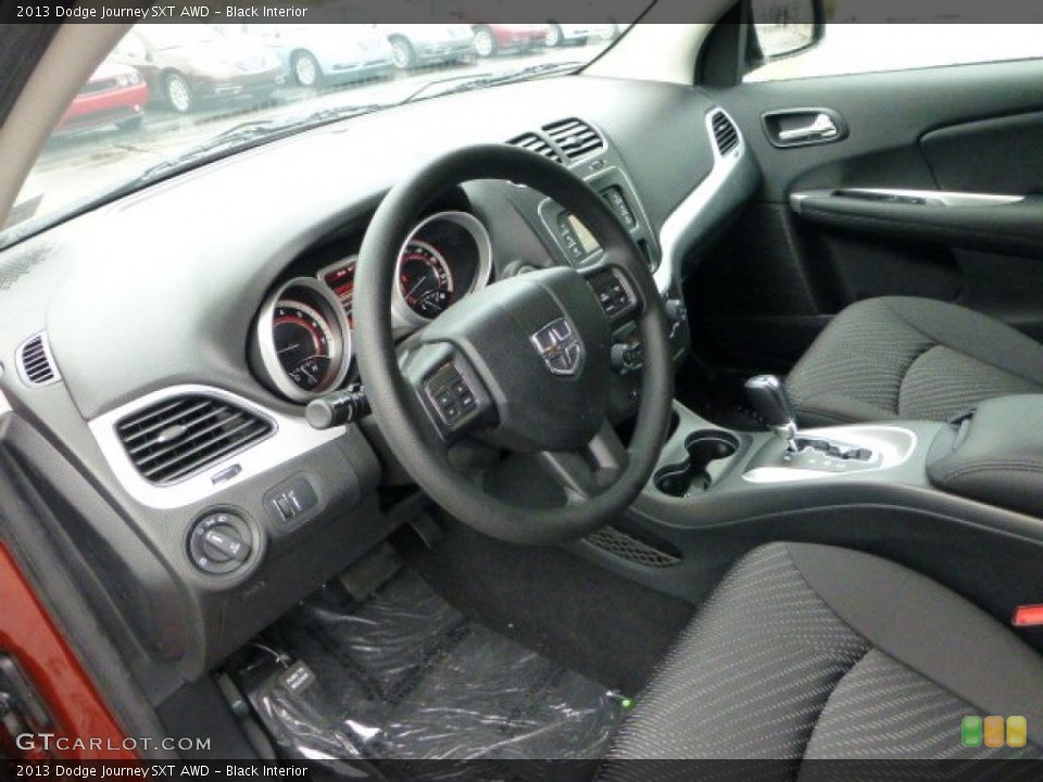 Black Interior Prime Interior for the 2013 Dodge Journey SXT AWD #71573402