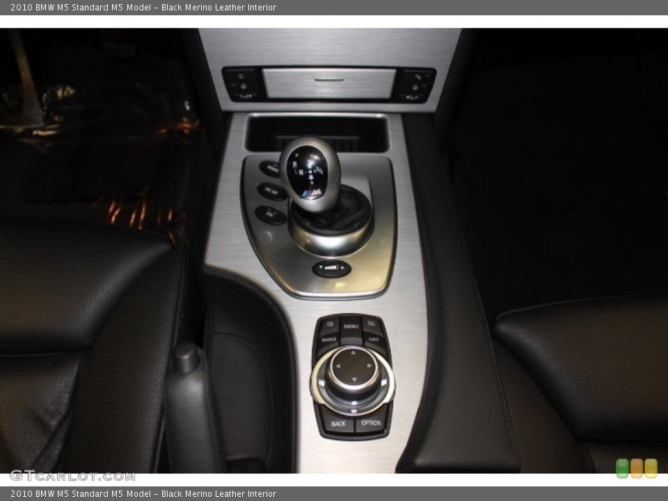 Black Merino Leather Interior Transmission for the 2010 BMW M5  #71575472