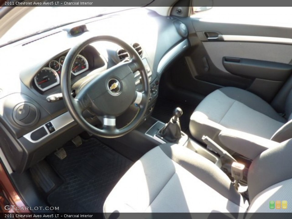 Charcoal Interior Prime Interior for the 2011 Chevrolet Aveo Aveo5 LT #71576987