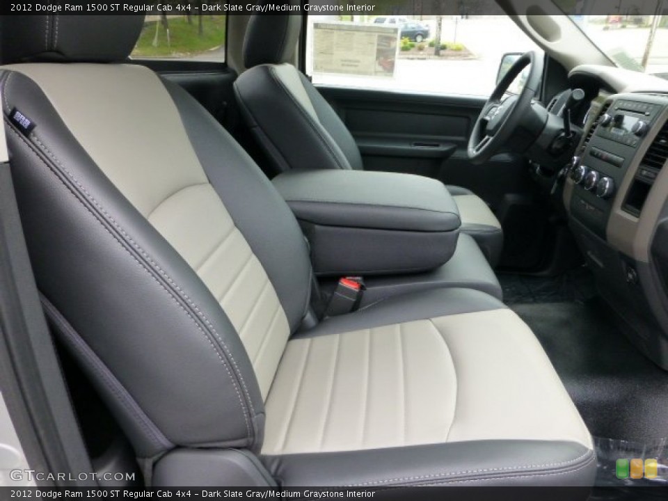 Dark Slate Gray/Medium Graystone Interior Photo for the 2012 Dodge Ram 1500 ST Regular Cab 4x4 #71577707