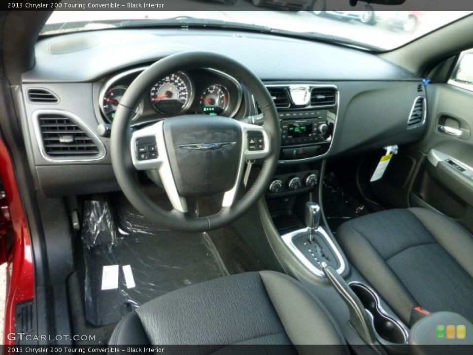Black Interior Prime Interior for the 2013 Chrysler 200 Touring Convertible #71578370