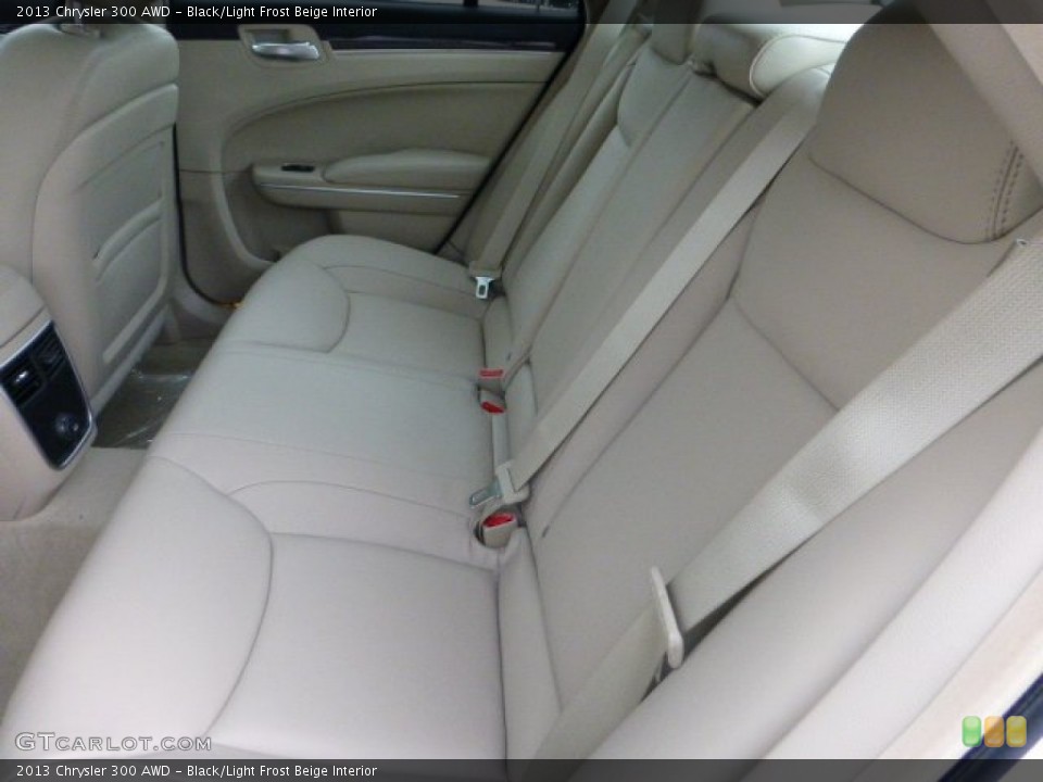 Black/Light Frost Beige Interior Rear Seat for the 2013 Chrysler 300 AWD #71579033
