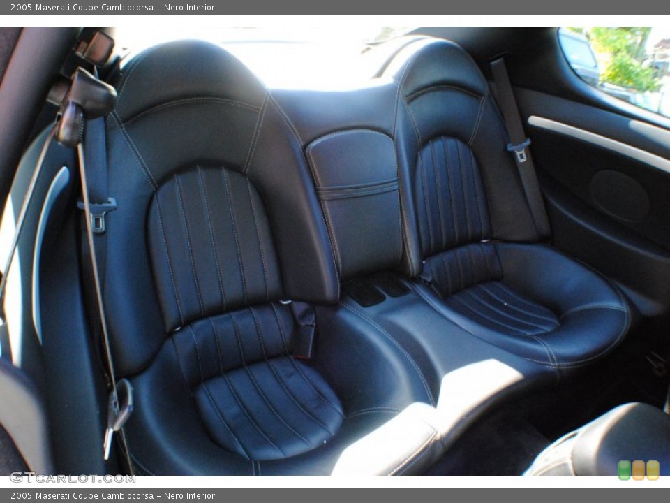 Nero Interior Rear Seat for the 2005 Maserati Coupe Cambiocorsa #71579405