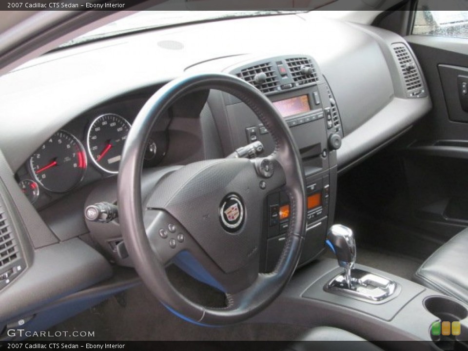Ebony Interior Dashboard for the 2007 Cadillac CTS Sedan #71580068