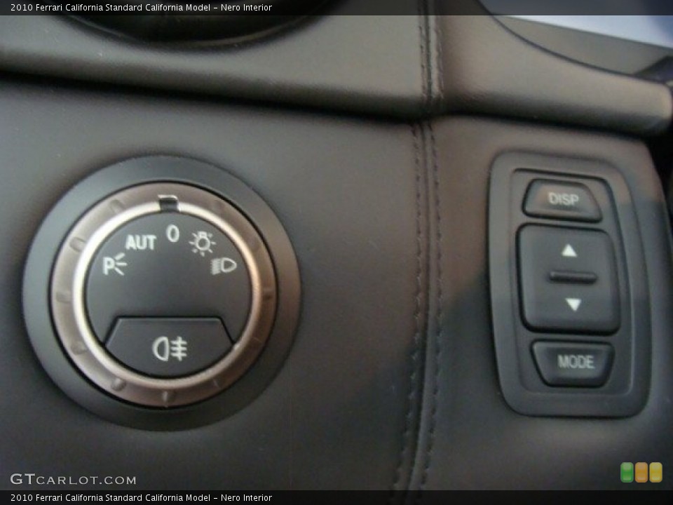 Nero Interior Controls for the 2010 Ferrari California  #71580281