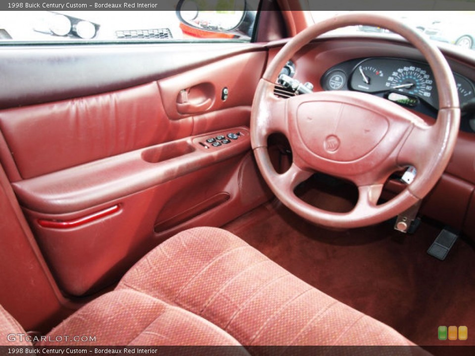 Bordeaux Red Interior Steering Wheel for the 1998 Buick Century Custom #71580644