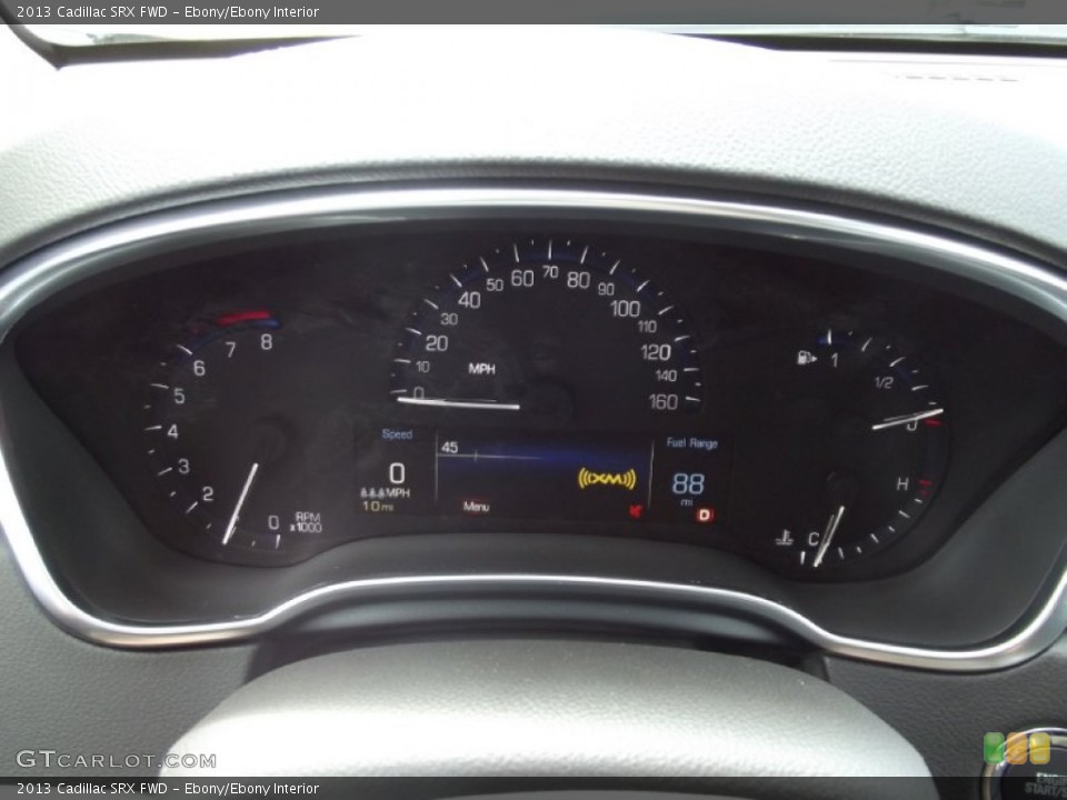Ebony/Ebony Interior Gauges for the 2013 Cadillac SRX FWD #71581425