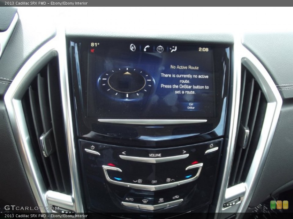 Ebony/Ebony Interior Controls for the 2013 Cadillac SRX FWD #71581448