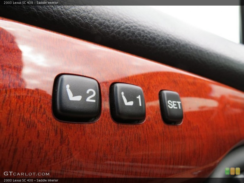 Saddle Interior Controls for the 2003 Lexus SC 430 #71581838
