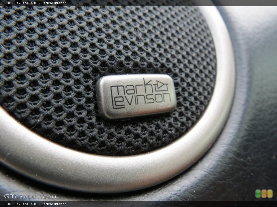 Saddle Interior Audio System for the 2003 Lexus SC 430 #71581856