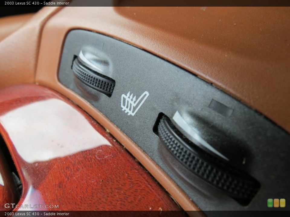Saddle Interior Controls for the 2003 Lexus SC 430 #71581890