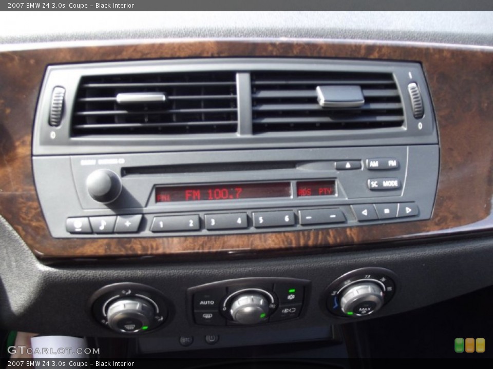 Black Interior Audio System for the 2007 BMW Z4 3.0si Coupe #71583767