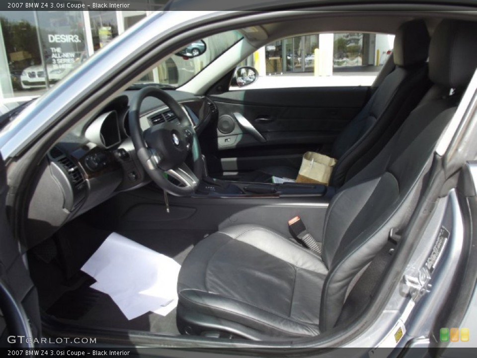 Black Interior Photo for the 2007 BMW Z4 3.0si Coupe #71583785