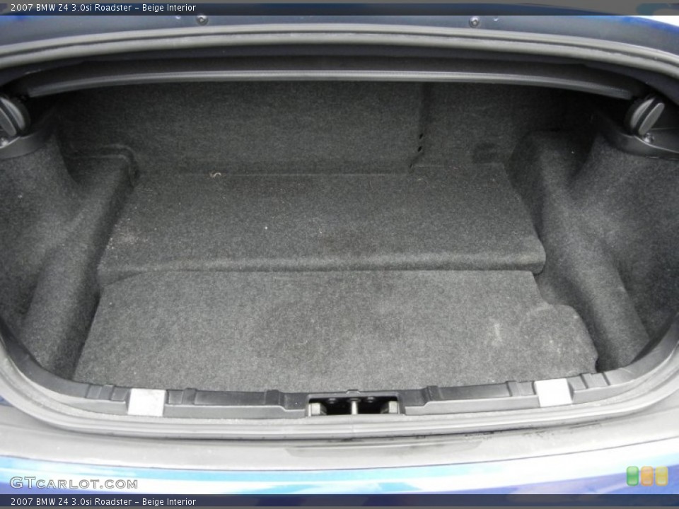 Beige Interior Trunk for the 2007 BMW Z4 3.0si Roadster #71586348