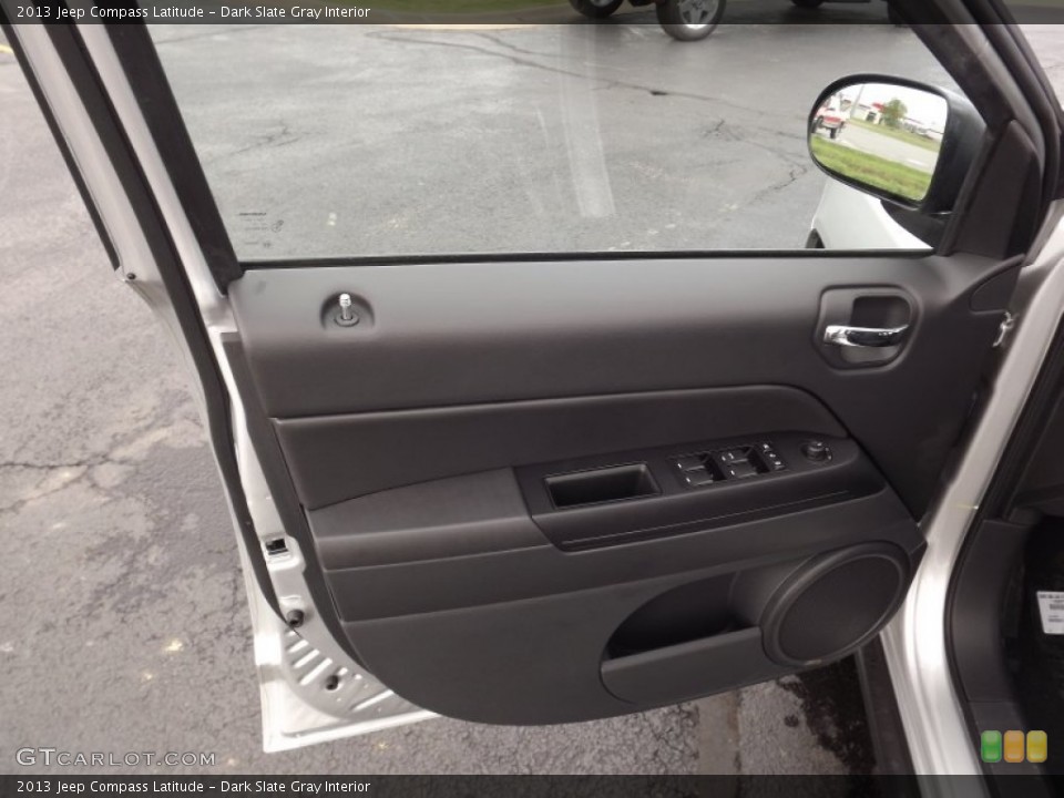 Dark Slate Gray Interior Door Panel for the 2013 Jeep Compass Latitude #71587212