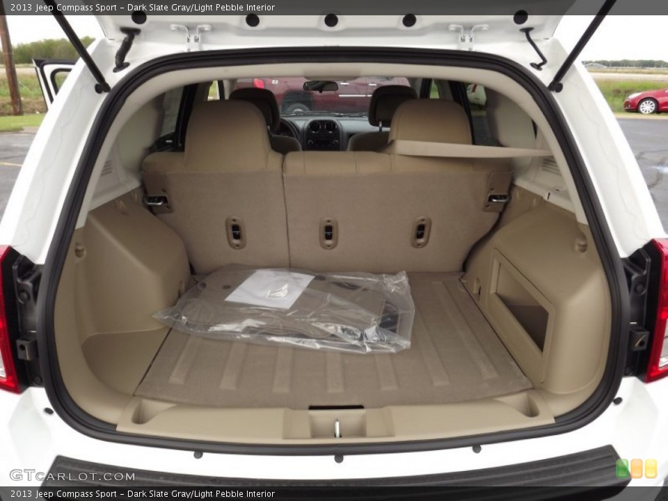 Dark Slate Gray/Light Pebble Interior Trunk for the 2013 Jeep Compass Sport #71587419