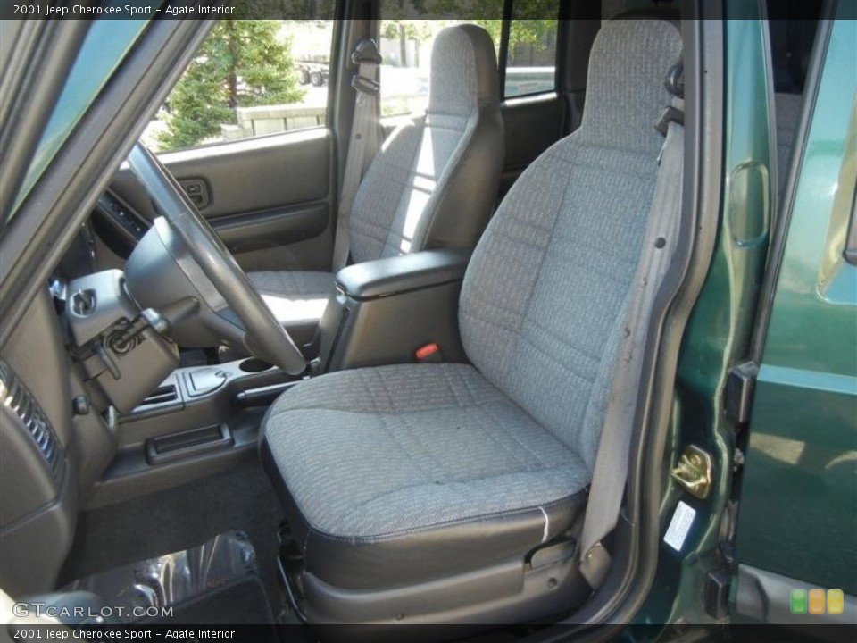Agate Interior Front Seat for the 2001 Jeep Cherokee Sport #71587548