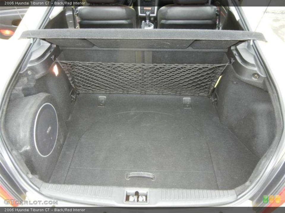 Black/Red Interior Trunk for the 2006 Hyundai Tiburon GT #71587809
