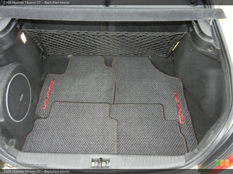 Black/Red Interior Trunk for the 2006 Hyundai Tiburon GT #71587827