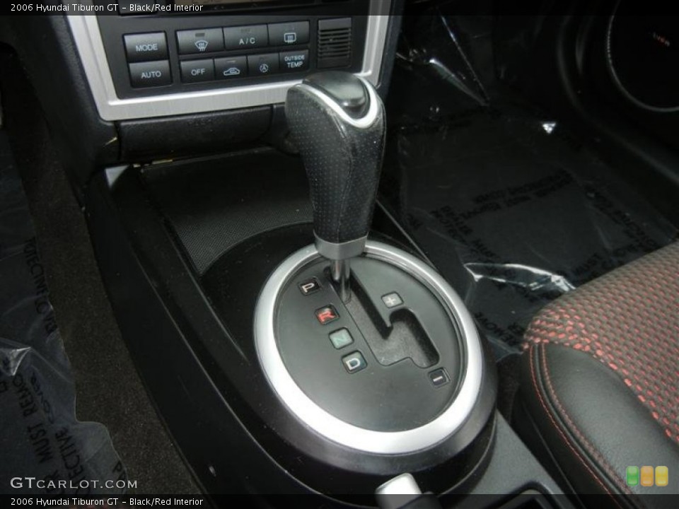 Black/Red Interior Transmission for the 2006 Hyundai Tiburon GT #71588283