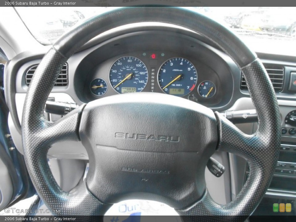 Gray Interior Steering Wheel for the 2006 Subaru Baja Turbo #71589468