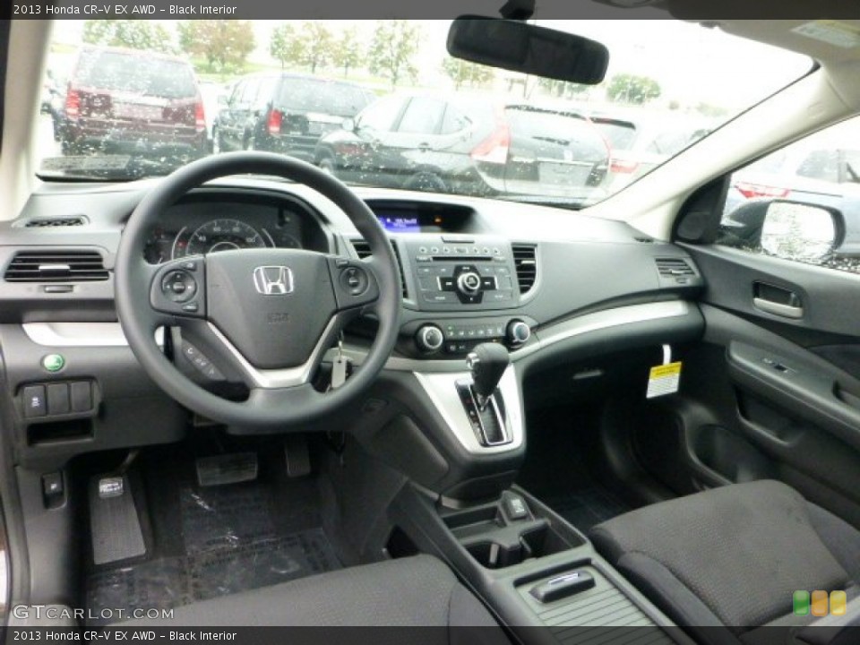 Black Interior Prime Interior for the 2013 Honda CR-V EX AWD #71592630