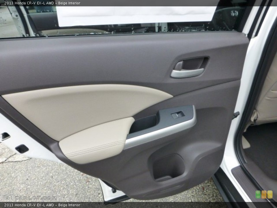 Beige Interior Door Panel for the 2013 Honda CR-V EX-L AWD #71592802