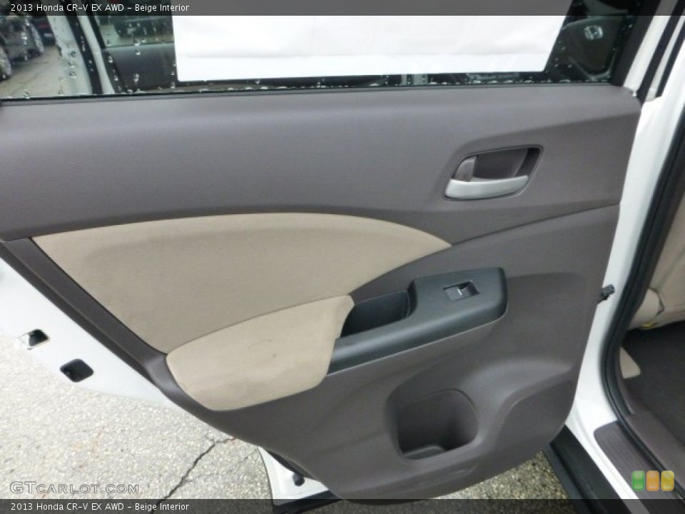Beige Interior Door Panel for the 2013 Honda CR-V EX AWD #71592966