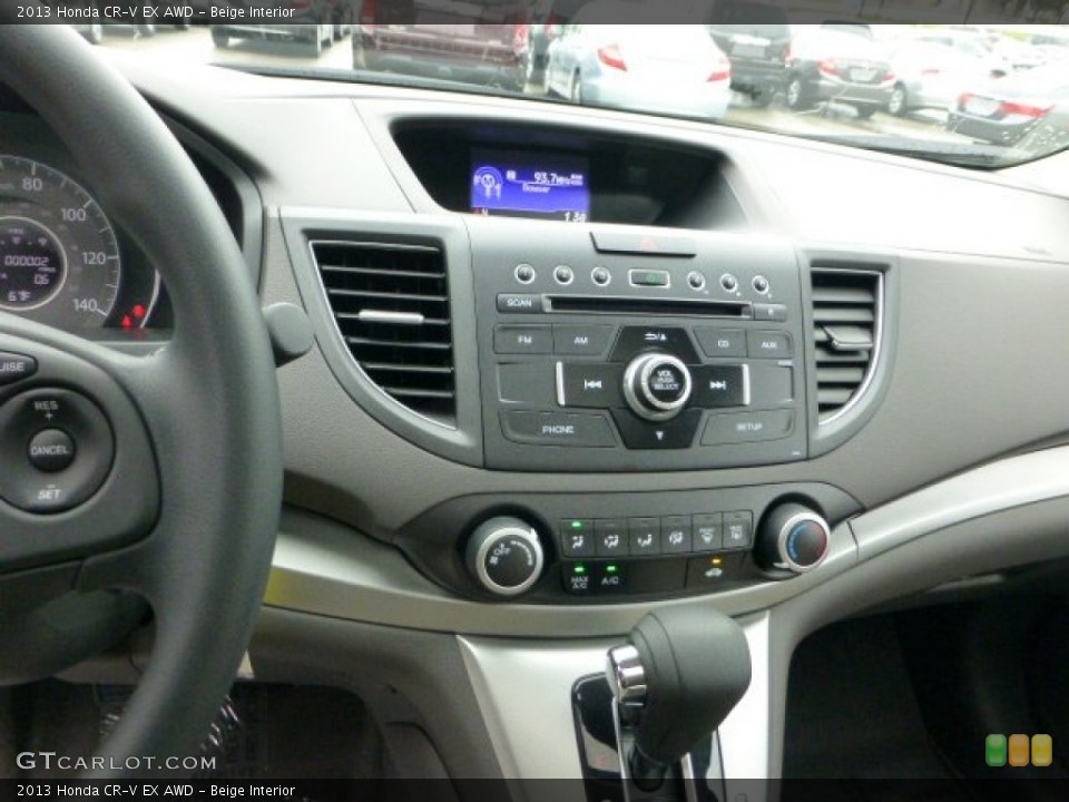 Beige Interior Controls for the 2013 Honda CR-V EX AWD #71593833