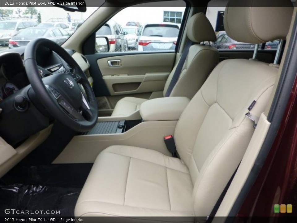 Beige Interior Photo for the 2013 Honda Pilot EX-L 4WD #71594109
