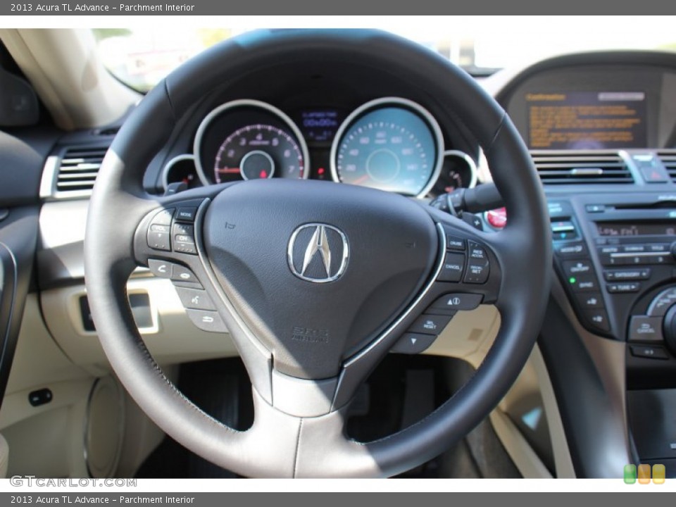 Parchment Interior Steering Wheel for the 2013 Acura TL Advance #71594793
