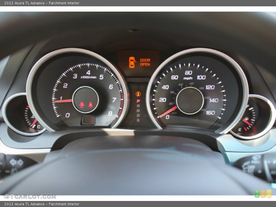 Parchment Interior Gauges for the 2013 Acura TL Advance #71594856
