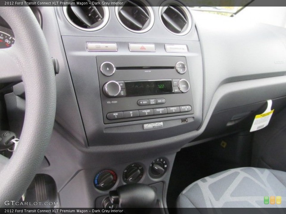 Dark Grey Interior Controls for the 2012 Ford Transit Connect XLT Premium Wagon #71602053