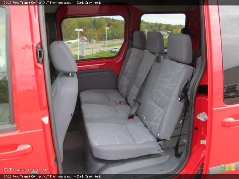 Dark Grey Interior Rear Seat for the 2012 Ford Transit Connect XLT Premium Wagon #71602080
