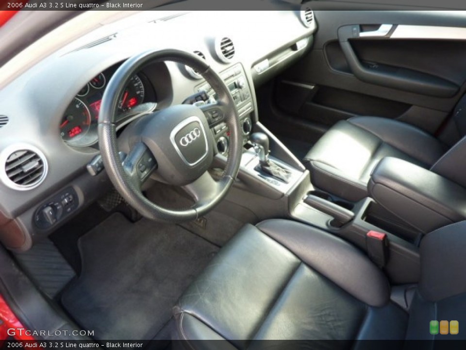 Black 2006 Audi A3 Interiors