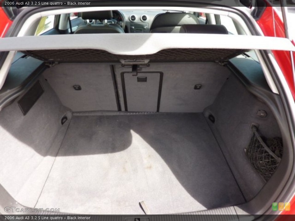 Black Interior Trunk for the 2006 Audi A3 3.2 S Line quattro #71603373