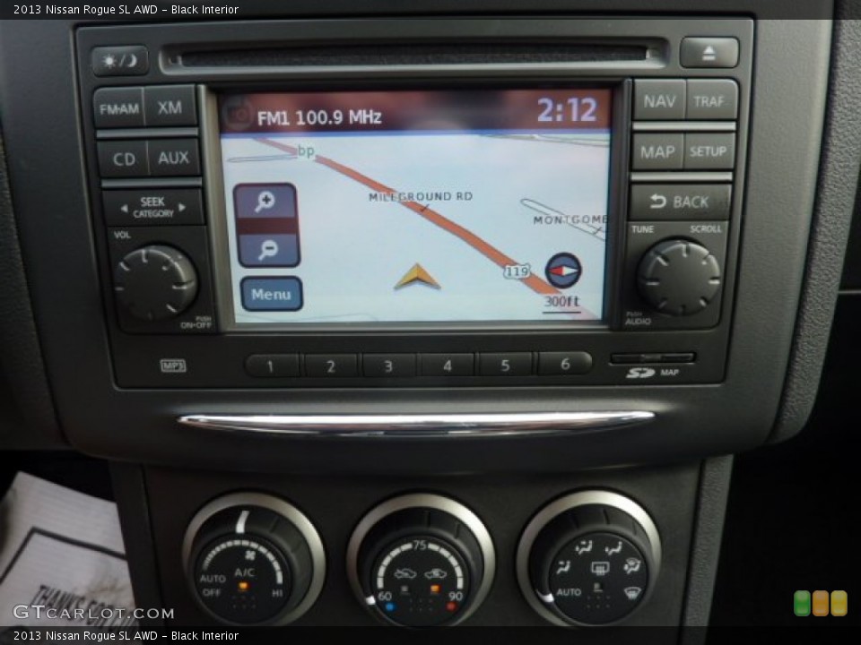 Black Interior Navigation for the 2013 Nissan Rogue SL AWD #71604966