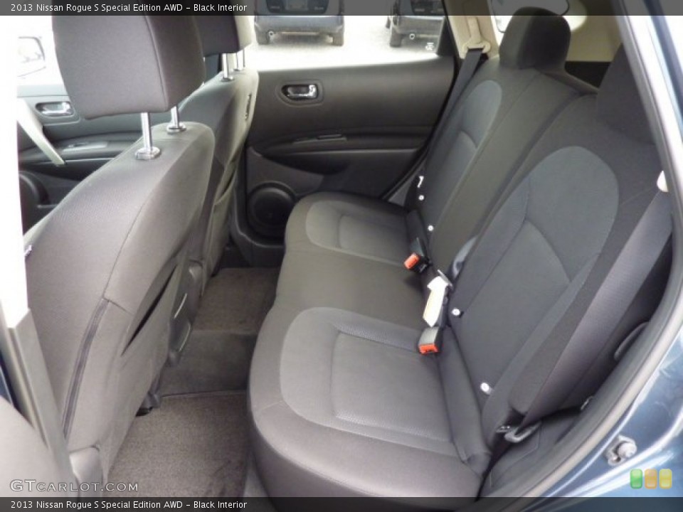 Black Interior Rear Seat for the 2013 Nissan Rogue S Special Edition AWD #71605258