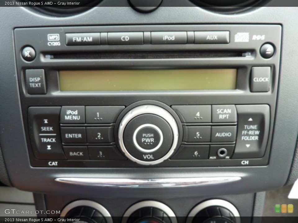 Gray Interior Audio System for the 2013 Nissan Rogue S AWD #71605476